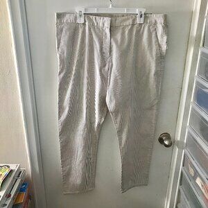 Women's GAP Skinny Crop Stripped Pants - Size 16R - NEW